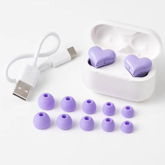 🎵 Heart-Shaped Wireless Earbuds! 🎵


